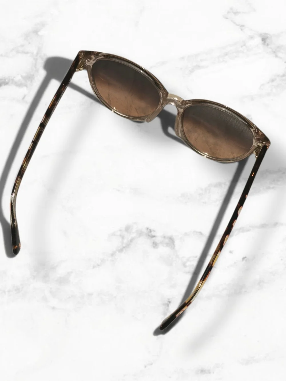 Kate Spade KAIA/F/S Translucent Beige & Tortoise Sunglasses with Case